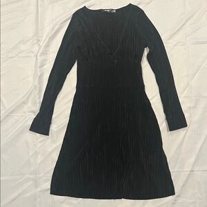 Missguided Black Long Sleeve Dress Size 10
